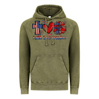 Vintage Olive faith love freedom Vintage Hoodie - Zillion Design Studio