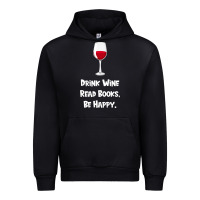 Black drink wine, read books, be happy Urban Hoodie - Bettercallsaul