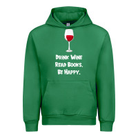 Emerald drink wine, read books, be happy Urban Hoodie - Bettercallsaul