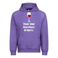 Tulip drink wine, read books, be happy Urban Hoodie - Bettercallsaul