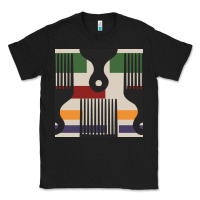 Black afro comb seamless pattern Classic Tee - BundleAndBundleShop