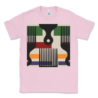 Bubblegum Pink afro comb seamless pattern Classic Tee - BundleAndBundleShop