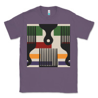 Lavender afro comb seamless pattern Classic Tee - BundleAndBundleShop