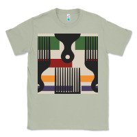 Matcha afro comb seamless pattern Classic Tee - BundleAndBundleShop