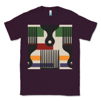 Plum afro comb seamless pattern Classic Tee - BundleAndBundleShop