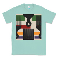 Seafoam afro comb seamless pattern Classic Tee - BundleAndBundleShop
