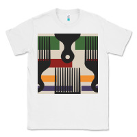 White afro comb seamless pattern Classic Tee - BundleAndBundleShop
