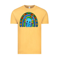 Vintage Mustard autism elephant rainbow Vintage Tee - Zillion Design Studio