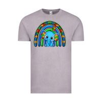 Vintage Zinc autism elephant rainbow Vintage Tee - Zillion Design Studio