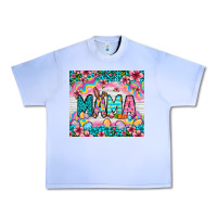 Grape Ice Easter Mama Leopard tumbler Easter Day Urban Heavy Tee - Neo Western