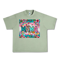 Oil Green Easter Mama Leopard tumbler Easter Day Urban Heavy Tee - Neo Western