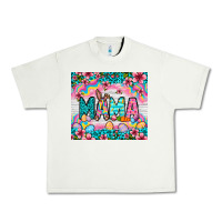 Pistachio Easter Mama Leopard tumbler Easter Day Urban Heavy Tee - Neo Western