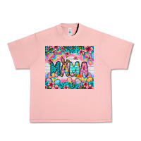Salmon Easter Mama Leopard tumbler Easter Day Urban Heavy Tee - Neo Western