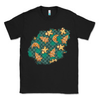 Black christmas gingerbread cookies patch Classic Tee - BundleAndBundleShop