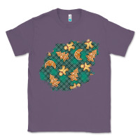 Lavender christmas gingerbread cookies patch Classic Tee - BundleAndBundleShop