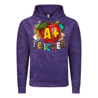 Cloud Purple a plus teacher Vintage Hoodie - texasbilliewilder