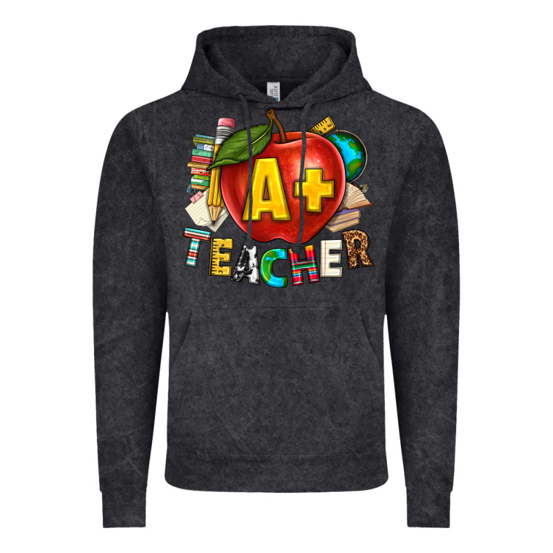 A Plus Teacher Vintage Hoodie by texasbilliewilder | Teevron