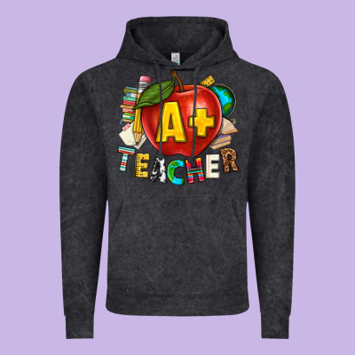 A Plus Teacher Vintage Hoodie Designed By Texasbilliewilder