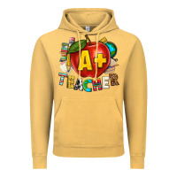 Vintage Mustard a plus teacher Vintage Hoodie - texasbilliewilder