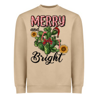 Mushroom merry and bright with cactus Heavyweight Sweatshirt - RanaPortraitStore