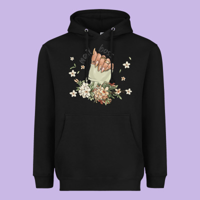Nail Boss Heavyweight Hoodie Designed By Maliassmallbusiness