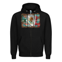 Black mexico gemstone leopard Zipper Hoodie - AdoDesignShop