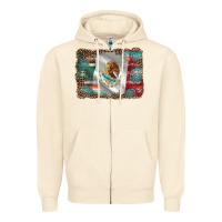 Sandshell mexico gemstone leopard Zipper Hoodie - AdoDesignShop