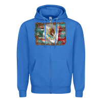 True Royal mexico gemstone leopard Zipper Hoodie - AdoDesignShop