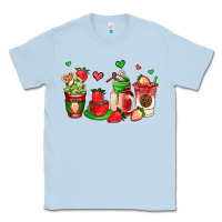 Dusty Blue strawberry coffee cups Classic Tee - AdoDesignShop