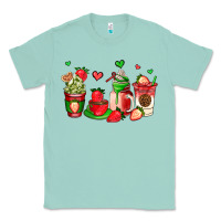 Seafoam strawberry coffee cups Classic Tee - AdoDesignShop