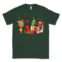 Sports Green strawberry coffee cups Classic Tee - AdoDesignShop