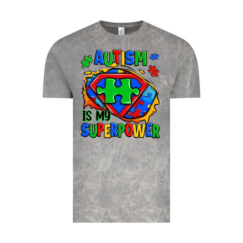Autism Is My Superpower Ripped Shirt Vintage Tee by Zillion Design Studio | Teevron