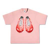 Salmon red cleats fa element 2 Urban Heavy Tee - FaDigitalArtStudio