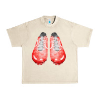Sandshell red cleats fa element 2 Urban Heavy Tee - FaDigitalArtStudio