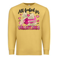 Antique Gold all booked for valentines Premium Sweatshirt - MaliasSmallBusiness