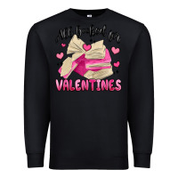 Black all booked for valentines Premium Sweatshirt - MaliasSmallBusiness