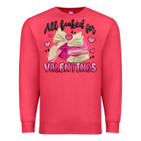 Cardinal all booked for valentines Premium Sweatshirt - MaliasSmallBusiness
