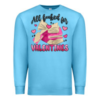 Ocean Blue all booked for valentines Premium Sweatshirt - MaliasSmallBusiness