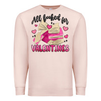 Pale Pink all booked for valentines Premium Sweatshirt - MaliasSmallBusiness