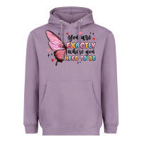 Lavender you sre exactly where you need to be Heavyweight Hoodie - MaliasSmallBusiness
