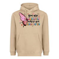 Mushroom you sre exactly where you need to be Heavyweight Hoodie - MaliasSmallBusiness