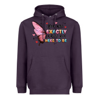 Plum you sre exactly where you need to be Heavyweight Hoodie - MaliasSmallBusiness
