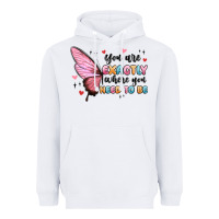 White you sre exactly where you need to be Heavyweight Hoodie - MaliasSmallBusiness