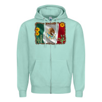 Seafoam mexico flag sunflower cactus Zipper Hoodie - AdoDesignShop