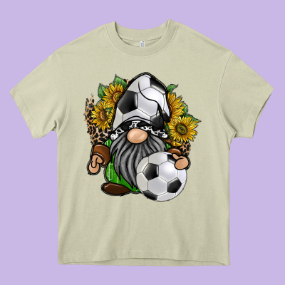 Soccer Gnome Heavy Core Tee Designed By Racoondesign
