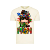 Vintage Arctic autism mom messy bun Vintage Tee - Zillion Design Studio