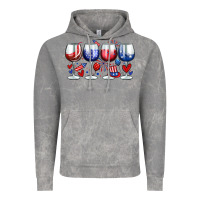 Cloud Rock American wine glasses Vintage Hoodie - Zillion Design Studio