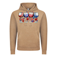 Vintage Coffee American wine glasses Vintage Hoodie - Zillion Design Studio