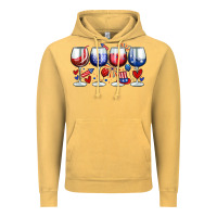 Vintage Mustard American wine glasses Vintage Hoodie - Zillion Design Studio