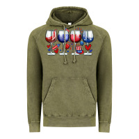 Vintage Olive American wine glasses Vintage Hoodie - Zillion Design Studio
